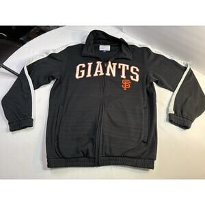 San Francisco Giants G-III Carl Banks Jacket Men’s Medium Black MLB Retro Zip Up
